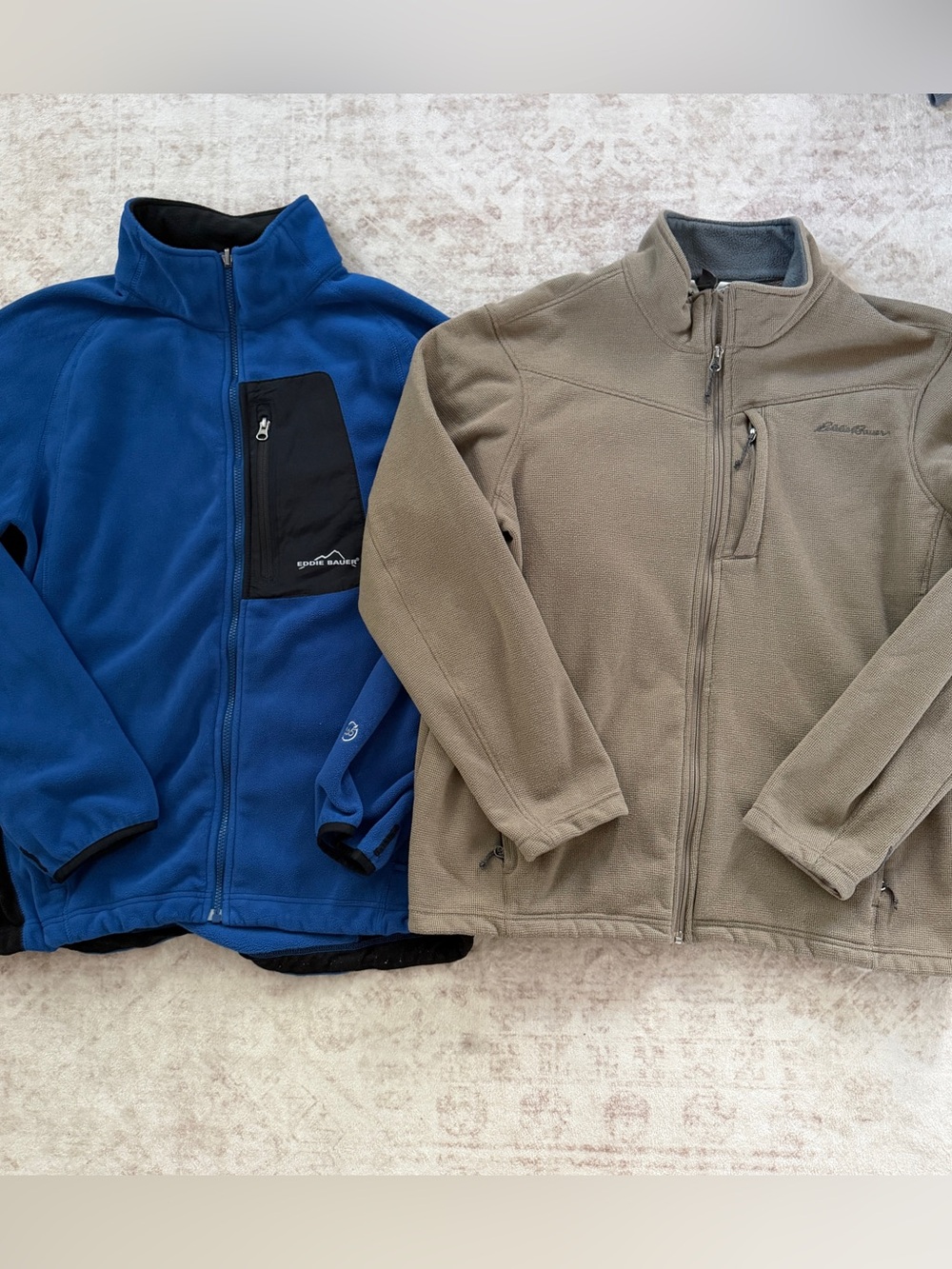 Eddie Bauer Fleece Full Zip Jackets Large